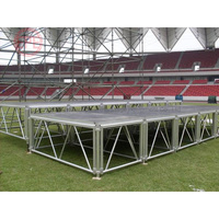 Scène de spectacle portable en structure de treillis en alliage d'aluminium pour événements intérieurs et extérieurs