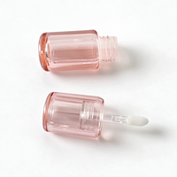 Tube de brillant à lèvres transparent à pinceau fin, tube de gloss à lèvres 3,5 ml, emballage vide, flacon de gloss à lèvres