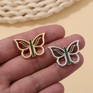 Broche papillon couleur or et argent, symbole psychologique, épingle en émail, badges de revers pour <span class=keywords><strong>psychologue</strong></span>, bijoux de santé mentale, cadeau - Product Image 4