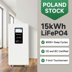 แบตเตอรี่แบบตั้งพื้น EU Stock ความจุ 15kWh 51.2V 300Ah ระบบสื่อสาร RS485 CAN สำหรับระบบพลังงาน - Product Image 1