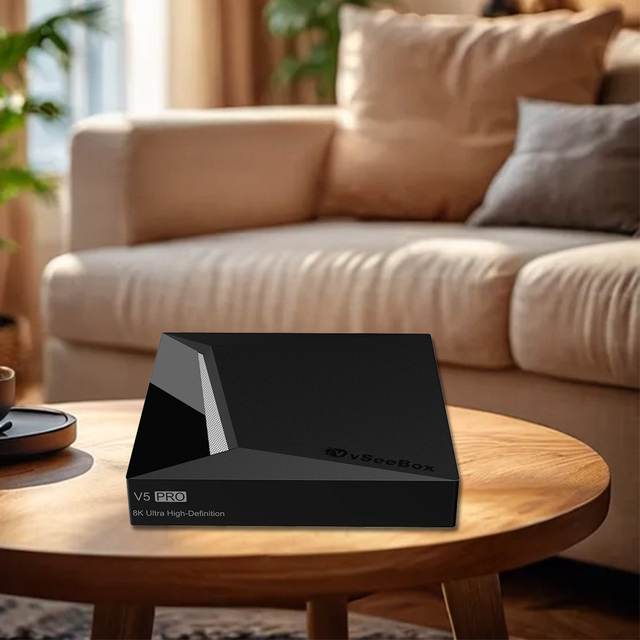 V5 Pro quad core the best Android amlogic OTT TV box 4gb 32gb smart box tv 6K H265 set top tv box Wifi6 media player streaming