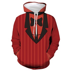 Gros Nouveau Hazbin Hôtel Personnage De Dessin Animé Cosplay <span class=keywords><strong>Cos</strong></span> Pour Hommes Femmes Enfants Anime Sweat À Capuche Sweat - Product Image 4