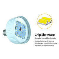 Ampoule LED résidentielle en gros pour usine, 5W-50W, culot E27/B22, certifiée CE, 85-265V, 3000K-6500K, IRC 80