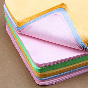 Tissu en microfibre absorbante polyester-nylon interlock pour le nettoyage des verres de lunettes, lingettes en chamois, gants et tissu pour peignoirs - Product Image 2