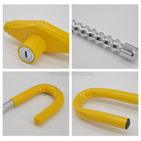 Verrouillage de volant universel pour véhicule, pédale d'embrayage, serrure antivol pour voiture, outil de sécurité réglable, accessoires robustes