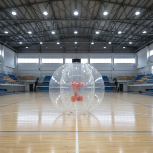 Bola Bumper Tiup Bahan TPU Harga Pabrik, Bola Sepak Bubble Bumper Merek Wolong, Dijual Murah - Product Image 2