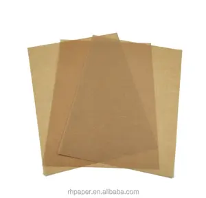 Revestimiento de papel para hornear de grado alimenticio resistente al calor reciclado con revestimiento de PVC para freidora de aire papel para hornear resistente al calor