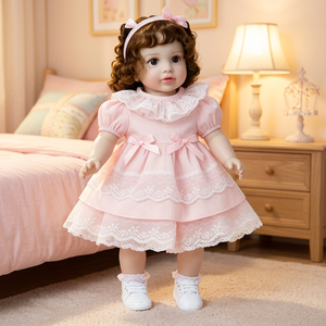 Poupées Reborn Réalistes MSYO de 22 Pouces, Modèle Bébé en Vinyle Souple, Jouet pour Filles avec Vêtements, Cadeaux de Bienvenue, Durables et Faits à la Main - Product Image 6