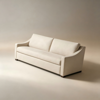 Massivholz-Schlafsofa OEM Maßgefertigt Multifunktionales Luxus-Wohnzimmermöbel Klassisches Sofa mit Schrägarmlehne für den Heimgebrauch