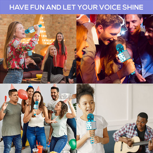 2025 Nhà Máy Bán Nhà Đảng KTV Không Dây Karaoke Microphone Với Loa Di Động Cầm Tay Karaoke Máy Nghe Nhạc - Product Image 6