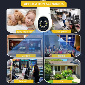 ICSee 3MP كاميرا واي فاي داخلية واسعة الزاوية بتحكم عن بعد بتحكم عن بعد لمبة ضوء لاسلكية - Product Image 4