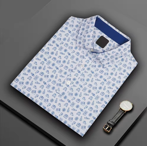 2025 gran oferta, logotipo personalizado, Polo de alta calidad, proceso de bordado, color sólido, camiseta polo informal de golf para hombre - Product Image 2