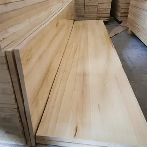 Caja de madera maciza de paulownia para funerario, tablero de madera maciza para comprar ataúd