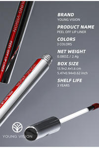 Venta directa de fábrica, conjunto de delineador de labios impermeable rojo encantador mate, Lápiz Delineador de labios cremoso de vendedores personalizados - Product Image 4