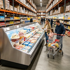 Réfrigérateur de présentation de desserts avec plusieurs années d'expérience, <span class=keywords><strong>petit</strong></span> réfrigérateur de présentation pour confiserie - Product Image 1