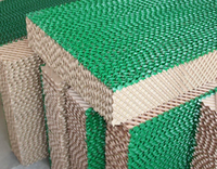 Coussin de refroidissement en nid d'abeille, rideau humide en cellulose pour système de refroidissement agricole, serre, industrie, élevage de volailles