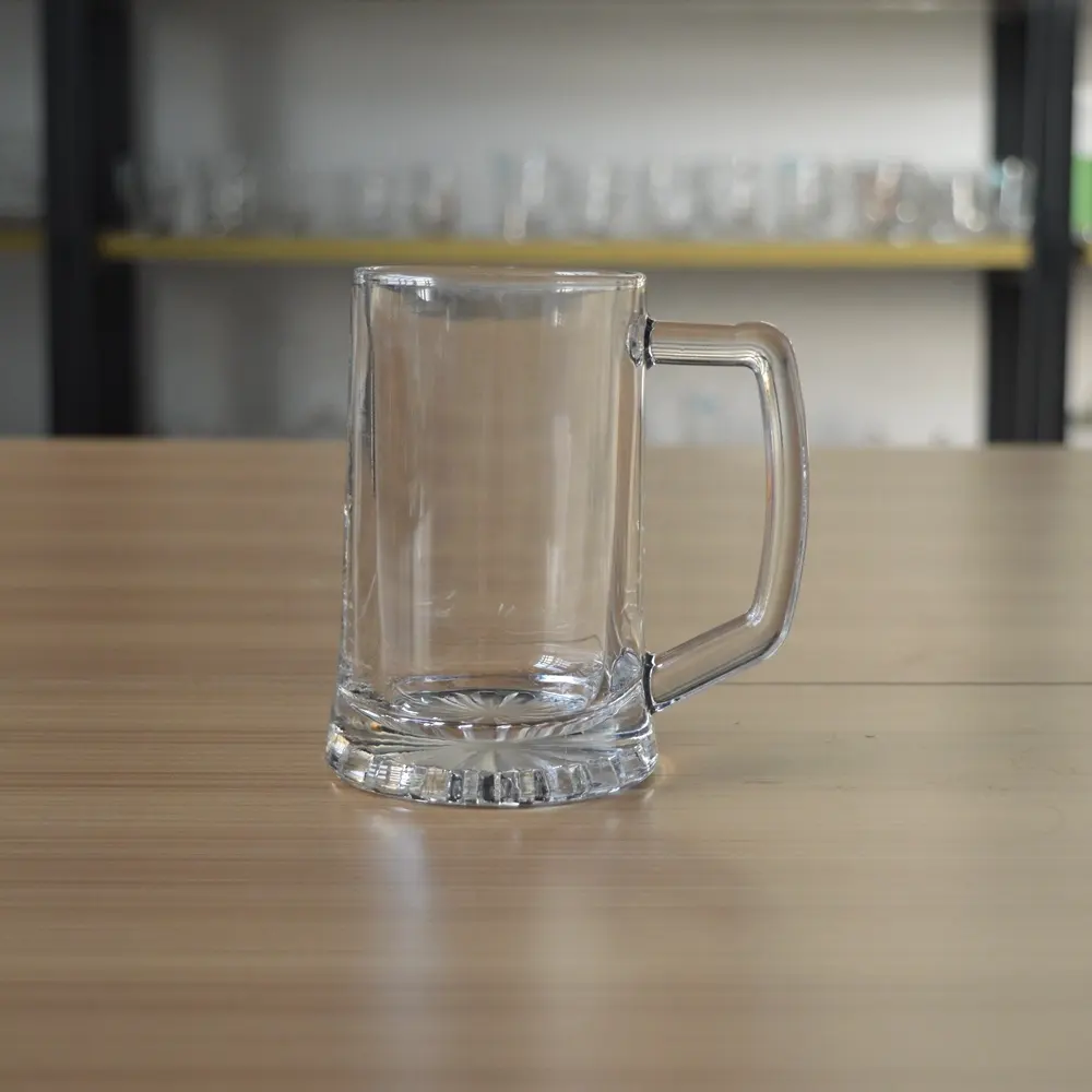 Taza de cristal para beber cerveza, base Eavy con volumen de 280ml