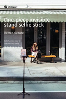 Trépied de table Fotopro, bâton à selfie multifonctionnel, télécommande, mini trépied pour téléphone portable