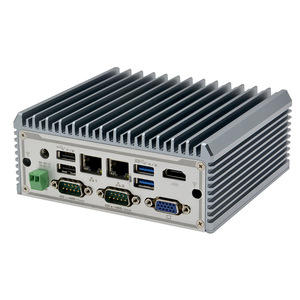 C4350S-V Fanless Industrial Pc <strong>Price</strong> 10th Celeron 5205U with DDR4 Max 32GB VGA for Industrial Grade Edge <strong>Computing</strong> - Product Image 1