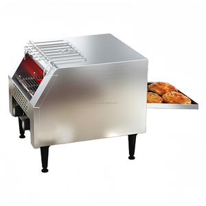 Tostadora de Banda Transportadora en Oferta - Máquina Eléctrica de Acero Inoxidable para Hacer Sándwiches y Pan para Uso Comercial en Servicios de Comida Rápida - Product Image 2