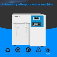 Machine à eau ultra-pure de laboratoire de 15 litres, instrument biochimique, filtre de bureau, équipement d'eau distillée, déionisation 220V