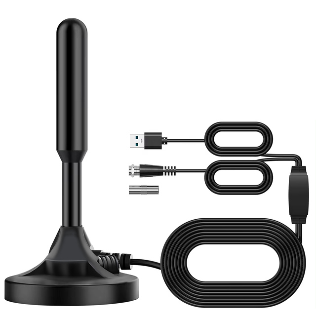 DTMB Ground Wave Digital TV Antenna for Indoor and Outdoor signal Reception, High-definition Suction Cup TV Antenna