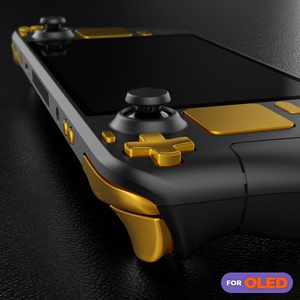 Kit de Reemplazo de Botones Completos en Dorado Cromado para Steam Deck OLED, Fácil Instalación - Product Image 4
