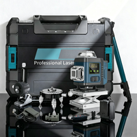 Niveau laser 16 lignes auto-nivelant haute précision, jauge de niveau infrarouge, kit standard transfrontalier UE/US