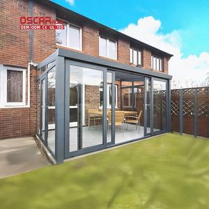 <span class=keywords><strong>Solarium</strong></span> autoportant électrique en aluminium et verre, résistant au soleil, pour cour d'hiver, avec stores, pour patio extérieur et jardin - Product Image 1