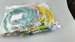 EONKEY Cordon de brassage à fibre optique 1,6 mm G657A2 3,0 mm 1,5 m 2 m 3,5 m 3 m 4 m jaune vert aqua blanc garter - Product Image 6