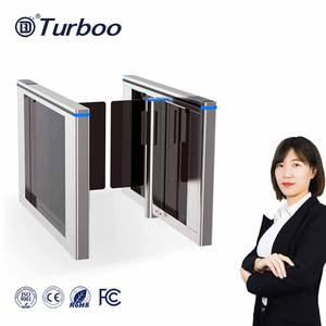 Barrière de contrôle d'accès optique à bras oscillant, tourniquet à hauteur de taille, entièrement automatique, haute sécurité - Product Image 2