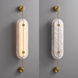 Jia Wenjun Modern Marble Wall Lamp T912 LED 220V Wall Mounted For Living Room Hotel Background Lighting - Product Image 4