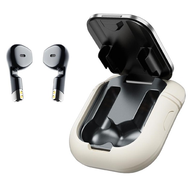 D 8 PRO Smartwatch TWS Earphone 2-in-1 BT Call NFC Heart Rate Blood Pressure Monitoring Play Music Fitness Smartwatch Bracelet