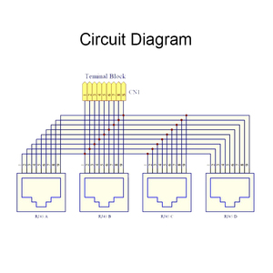 DINレールマウント<span class=keywords><strong>3</strong></span> X RJ45メスからスクリュー端子ブロックモジュールRJ45 8P8Cジャック<span class=keywords><strong>3</strong></span>ウェイバスブレイクアウトボード - Product Image 6