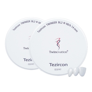 TWINEER Solution antérieure manuelle Blanchiment rayonnant naturel Placage ultime Accessoire esthétique en zircone Équipement de thérapie orale - Product Image 1