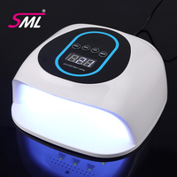 SML Langsung Menjual Lampu Kuku UV LED 108-Watt Terbaru Berdaya Tinggi Bahan Plastik Untuk Salon Profesional Pengeringan Cepat