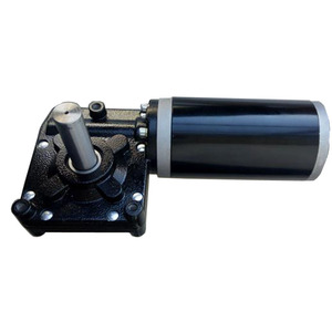 Mô-men xoắn cao 12V/24V 200W DC Worm Gear động cơ lớn tốc độ thấp với nam châm vĩnh cửu xây dựng - Product Image 5