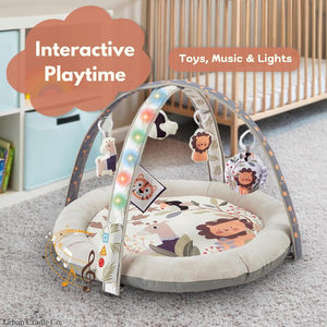 แผ่นรองคลานดนตรีมีไฟ ของเล่นเสริมพัฒนาการด้านประสาทสัมผัสและกล้ามเนื้อ ของขวัญสำหรับเด็กทารก - Product Image 4