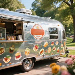 Four à pizza d'extérieur 2025, remorque de concession, chariots de restauration mobiles personnalisés, remorques alimentaires - Product Image 5