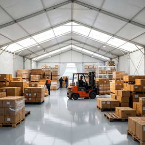 Tente de stockage industrielle en PVC imperméable avec un cadre en alliage d'aluminium robuste pour entrepôt de grande envergure - Product Image 1