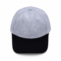 Casquette snapback bicolore personnalisée avec logo sur mesure |   Casquette de baseball texturée à motifs, tendance streetwear, casquette de sport