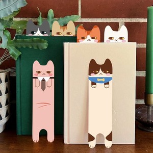 Cartoon Cat serie taccuino minimalista materiale letterario e creativo cartone animato pacchetto di 6 gatti magnetico <span class=keywords><strong>libro</strong></span> marchi e adesivi - Product Image 5