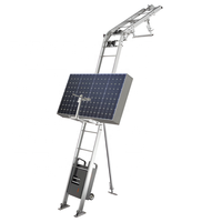 Échelle de chargement Stonimage en acier avec treuil électrique pour panneaux solaires, idéale pour la construction de toitures