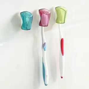 3 adet set vantuz duvara monte diş fırçası tutucular