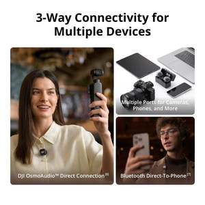 DJI Mic 3 Wireless Microphone 2 Tx 1 Rx Charging Case For Interview Podcast Video Streaming - Product Image 3