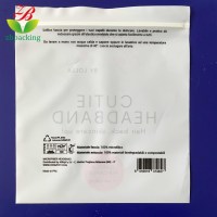Bolsa de plástico transparente para prendas de vestir, embalaje biodegradable, ecológico