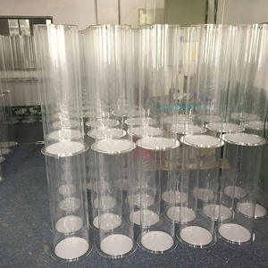 Tubo redondo de vidrio orgánico que procesa el fabricante de tubos redondos de plástico transparente acrílico Pantalla de acrílico barril redondo - Product Image 3