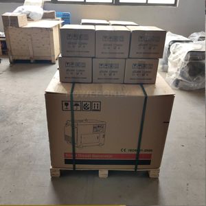 Générateur magnétique silencieux portable de 5 kW, 8 kW, 10 kW, 12 kW, 15 kW, idéal pour usage domestique, avec roues et poignée DG12000SE Portable Diesel - Product Image 5