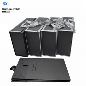 Caja de Regalo Magnética Plegable de Papel con Diseño de Mármol, Caja de Lujo Personalizada para Joyería, Souvenir, Producto de Boutique de Moda - Product Image 1