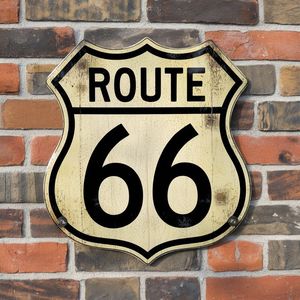Venta al por mayor Impresión de letrero de metal Aluminio en relieve Ruta <span class=keywords><strong>66</strong></span> Letrero de metal Artesanía de coche Carteles de chapa vintage Placa de matrícula - Product Image 2